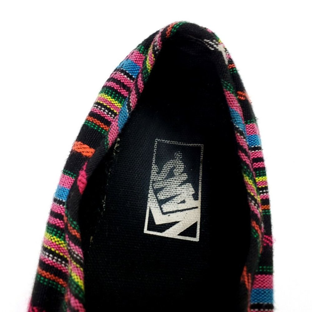 Vans Guate Weave Era Mens Shoes Size 6.5 Womens Size 8 Sneakers Textile Striped - Picture 3 of 12